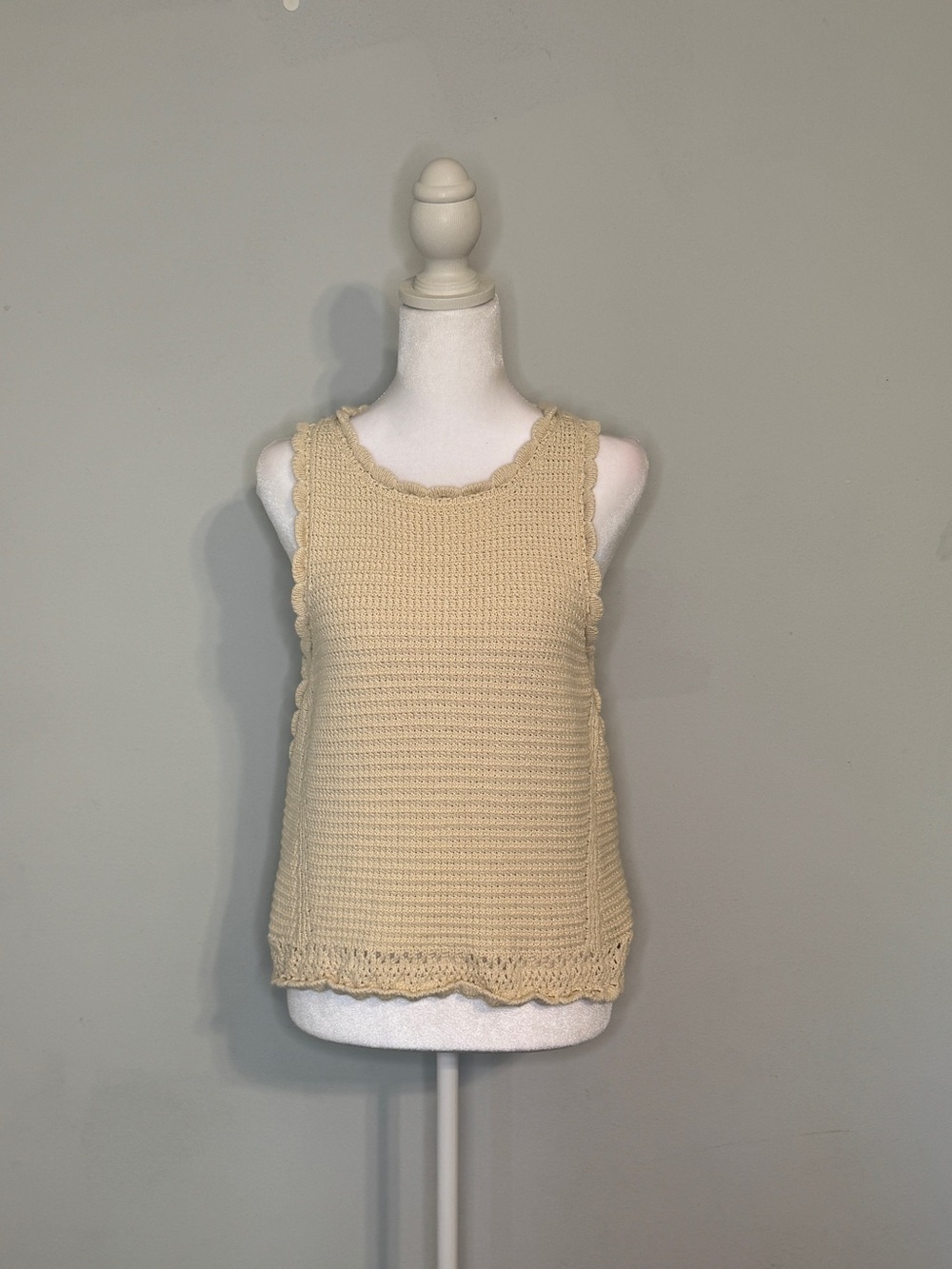Mi Ami knit tank crochet like